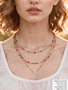 Rainbow Unfinished Necklace Chain Collection,  7 Styles PVD Stainless Steel