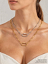 Unfinished Silver Necklace Chain Collection,  9 Styles Stainless Steel
