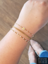 White Gold Unfinished PVD Stainless Steel Bracelet Chains,  7 Style Options