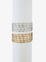 Valerie Unfinished Cross Necklace Chain, Gold or Silver PVD Stainless Steel
