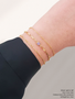 Ashleigh Unfinished Bar Link Bracelet Chain, 14K Gold Filled or Sterling Silver