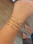 Finn Unfinished PVD Stainless Steel Beaded Bracelet Chain, Gold or Silver
