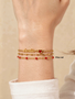 Gold Colorful Unfinished Bracelet Chain Collection, 8 Styles PVD Stainless Steel