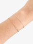 Gina Unfinished Diamond Bracelet Chain, Gold Filled And Sterling Silver