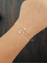Unfinished Bar Link Bracelet Chain Collection, 14K Gold Filled or Sterling Silver