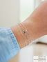 Unfinished Bar Link Bracelet Chain Collection, 14K Gold Filled or Sterling Silver