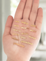 Gold Cursive Word Bracelet Connectors, PVD Stainless Steel