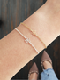 Loki Flower Bracelet Connector, Gold Filled or Sterling Silver