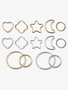 Cait Star Bracelet Connector, Gold Filled or Sterling Silver