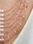 Beaded PVD Stainless Steel Unfinished Necklace Chain Collection, 8 Style Options