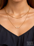 Beaded PVD Stainless Steel Unfinished Necklace Chain Collection, 8 Style Options