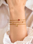 Beaded Stainless Steel Unfinished Bracelet Chain Collection, 8 Style Options