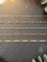 Lula Unfinished Two Tone Bracelet Chain, Gold Filled And Sterling Silver