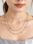 Gold PVD Stainless Steel Unfinished Necklace Chain Collection, 10 Style Options