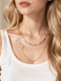 Gold PVD Stainless Steel Unfinished Necklace Chain Collection, 10 Style Options