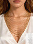 Gold PVD Stainless Steel Unfinished Necklace Chain Collection, 10 Style Options