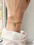 Gold PVD Stainless Steel Unfinished Bracelet Chain Collection, 10 Style Options