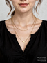 Unfinished Gold PVD Bar Necklace Chains, 3 Stainless Steel Options