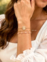 Unfinished Gold PVD Bar Bracelet Chains, 3 Stainless Steel Options