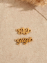 Liam Gold Gigi Bracelet Connectors, PVD Stainless Steel