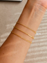 Gold Filled and Sterling Silver Unfinished Curb Bracelet Chain Collection, 3 Style Options
