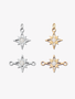Caterina Star Bracelet Pendant and Connector, Gold Filled or Sterling Silver