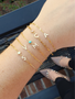 Choose Your Letter Style A-Z Initial Bracelet Charms, 14K Gold Filled
