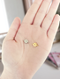 Odessa Flower Bracelet Connector, PVD Stainless Steel