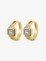 Avery Baguette Huggie Hoops