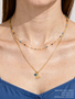 Eliza Colorful Unfinished Necklace Chain Collection, PVD Stainless Steel 4 Color Options
