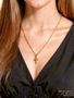 Gold Cross Necklace Pendant, 3 Style Options PVD Stainless Steel