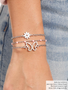 Pink Unfinished PVD Stainless Steel Bracelet Chain Collection,  8 Style Options