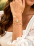 Pink Unfinished PVD Stainless Steel Bracelet Chain Collection,  8 Style Options