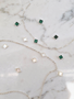 Katnis Clover Necklace Connector, 925 Sterling Silver