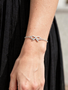 Bobby Bow Sterling Silver Connector Bracelet Charm