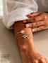 Bobby Bow Sterling Silver Connector Bracelet Charm