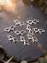 Bobby Bow Sterling Silver Connector Bracelet Charm