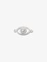 Winnie Eye Connector, Sterling Silver Cubic Zirconia