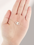 Winnie Eye Connector, Sterling Silver Cubic Zirconia