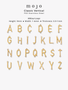 Choose Your Gold Letter Style A-Z Initial Bracelet Charms, PVD Stainless Steel