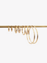 Elizabeth Solid 14K Gold Click Hoops, 4 Sizes Made in the USA