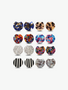 Lightweight Disc Earring Charms Collection