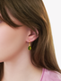 Jolie Gold Classic Hoops, Wedding Collection