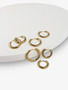 4 Sizes Gold Stainless Steel Hoop Earrings | Mojo Supply Co
