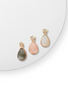 Iris Gold Crystal Teardrop Necklace Pendant