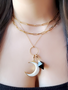 Gold PVD Stainless Steel Unfinished Chain For Necklaces, 8 Style Options