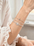 Christine Dainty Cross Connector Bracelet Charm