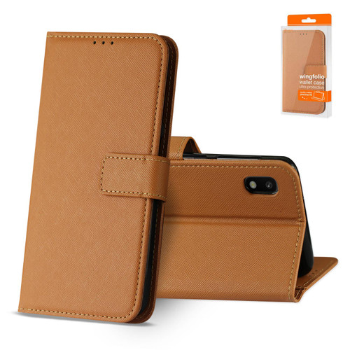 Reiko Samsung Galaxy A10 3-in-1 Wallet Case In Brown