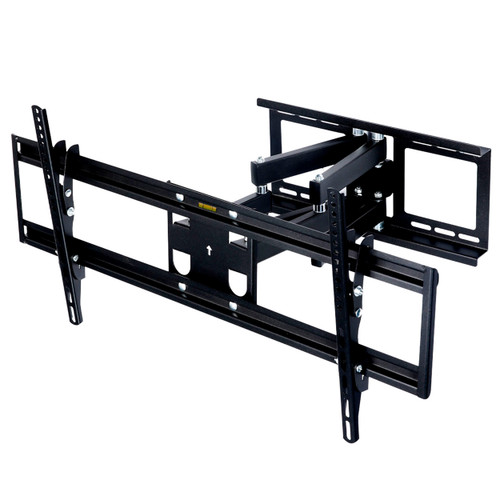 MegaMounts Full Motion Articulated Tilt and Swivel Television Wall Mount for 37-60 Inch Screens with Bubble Level