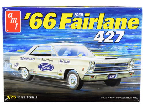 Skill 2 Model Kit 1966 Ford Fairlane 427 1/25 Scale Model by AMT